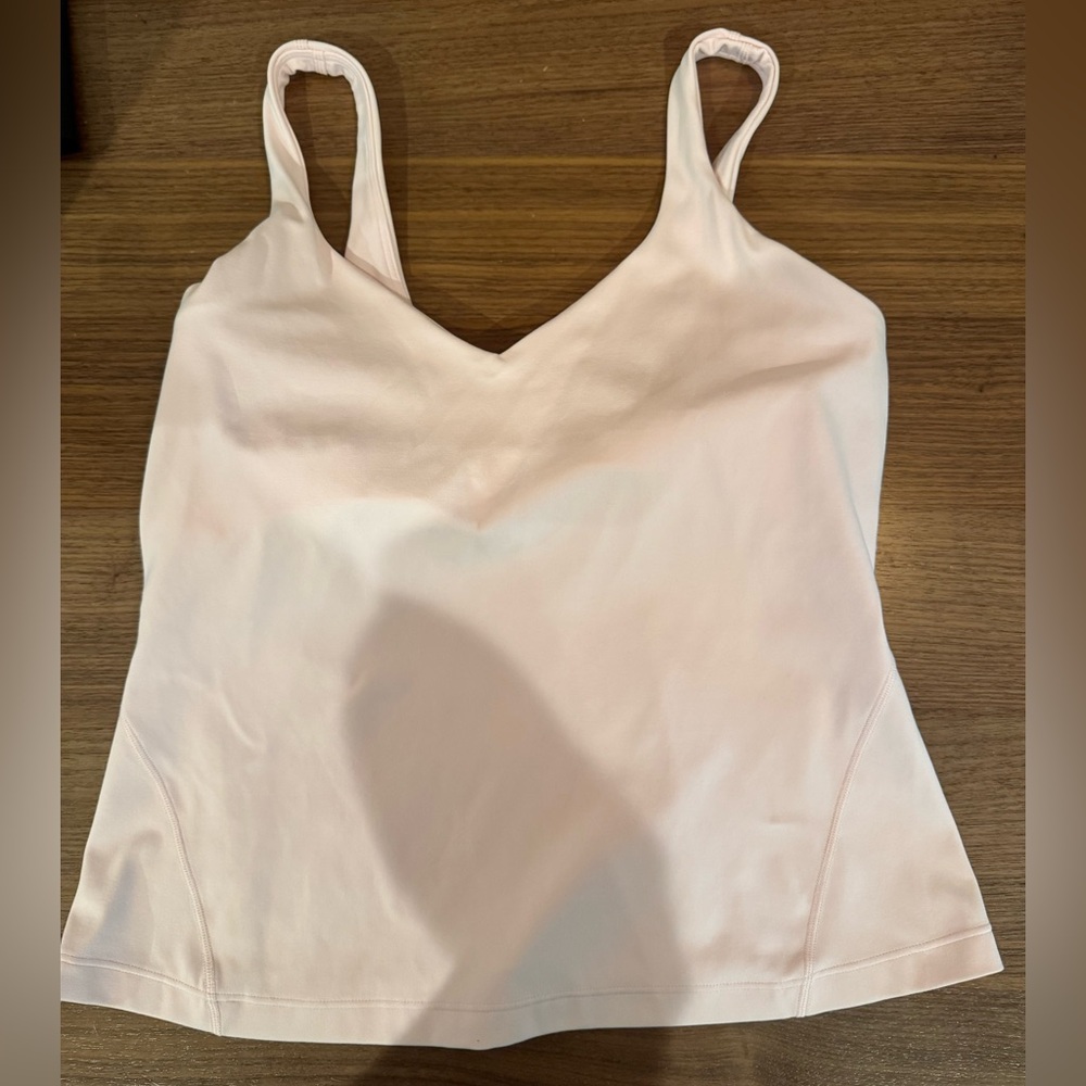 lululemon athletica Light Pink Tank Top